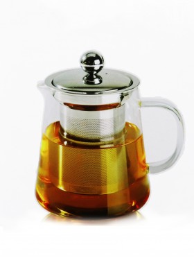 750 ml Glass Tea Pot with Stainless Steel Infuser in Gift Box